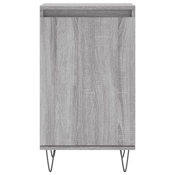 vidaXL skænke 2 stk. 40x35x70 cm konstrueret træ grå sonoma-eg
