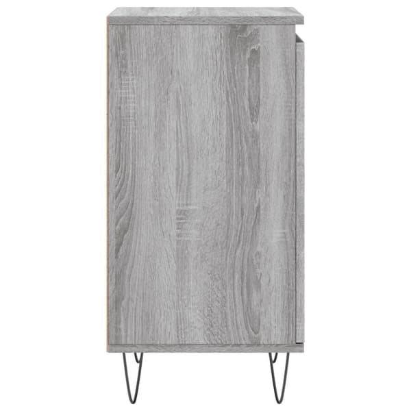 vidaXL skænke 2 stk. 40x35x70 cm konstrueret træ grå sonoma-eg