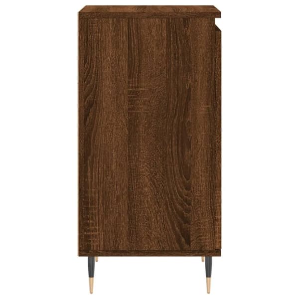 vidaXL Byrå brun ek 40x35x70 cm konstruerat trä