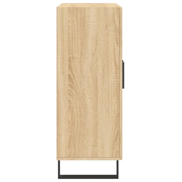 vidaXL Skjenk sonoma eik 69,5x34x90 cm konstruert tre