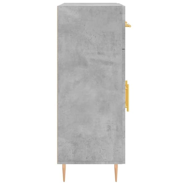 vidaXL Senkki betoninharmaa 69,5x34x90 cm tekninen puu