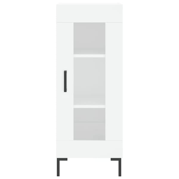 vidaXL skænk 34,5x34x90 cm konstrueret træ hvid