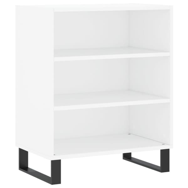 vidaXL Skjenk hvit 57x35x70 cm konstruert tre