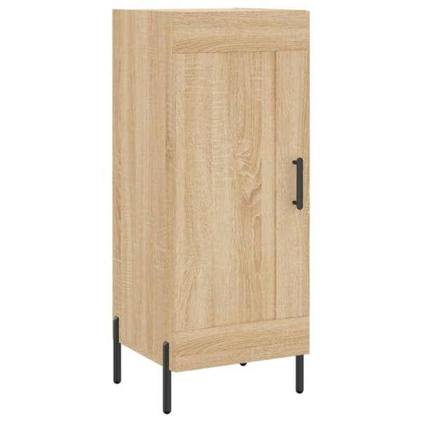 vidaXL Skjenk sonoma eik 34,5x34x90 cm konstruert tre