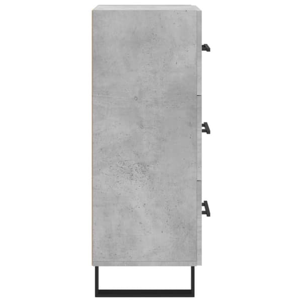 vidaXL skænk 34,5x34x90 cm konstrueret træ betongrå