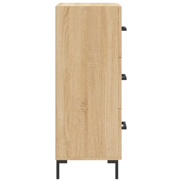 vidaXL skænk 34,5x34x90 cm konstrueret træ sonoma-eg
