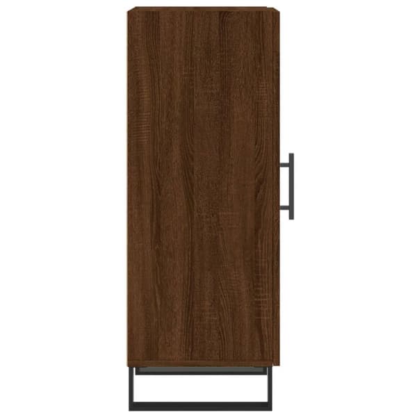 vidaXL skænk 34,5x34x90 cm konstrueret træ brun egetræsfarve