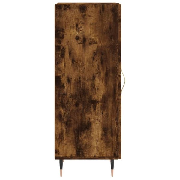 vidaXL Skjenk røkt eik 34,5x34x90 cm konstruert tre