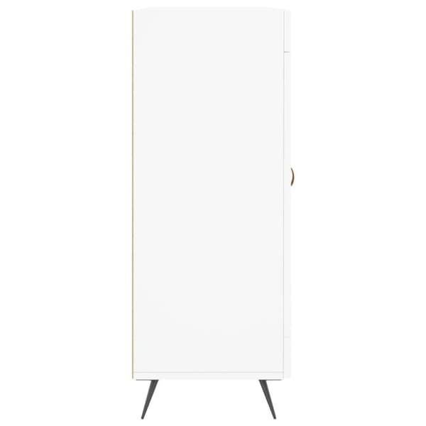 vidaXL skænk 69,5x34x90 cm konstrueret træ hvid
