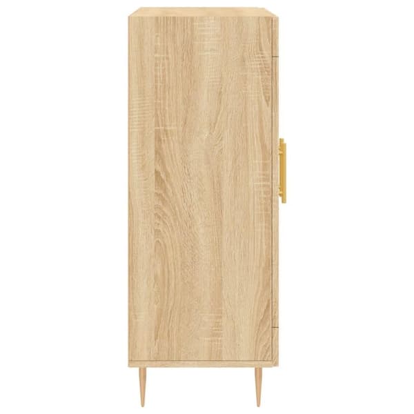 vidaXL Skänk sonoma-ek 69,5x34x90 cm konstruerat trä