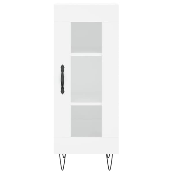 vidaXL skænk 34,5x34x90 cm konstrueret træ hvid