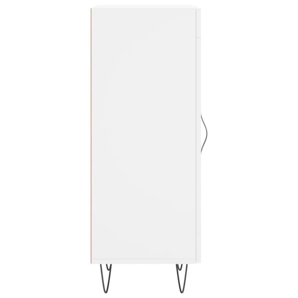 vidaXL skænk 34,5x34x90 cm konstrueret træ hvid