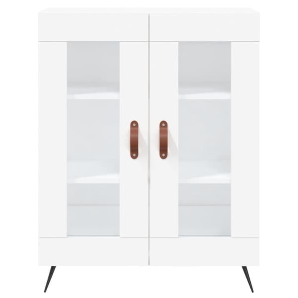 vidaXL Skjenk hvit 69,5x34x90 cm konstruert tre