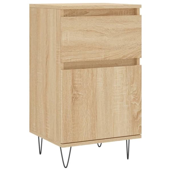 vidaXL Skjenker 2 stk sonoma eik 40x35x70 cm konstruert tre