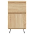 Miniatyrbilde 5 av 11: vidaXL Skjenker 2 stk sonoma eik 40x35x70 cm konstruert tre