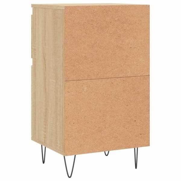 vidaXL Skjenker 2 stk sonoma eik 40x35x70 cm konstruert tre