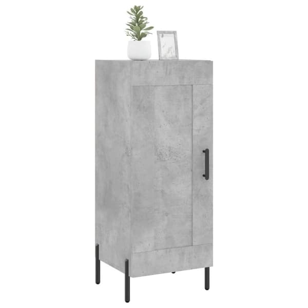 vidaXL skænk 34,5x34x90 cm konstrueret træ betongrå