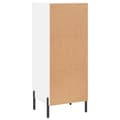 Miniatyrbilde 7 av 11: vidaXL Skjenk hvit 34,5x34x90 cm konstruert tre