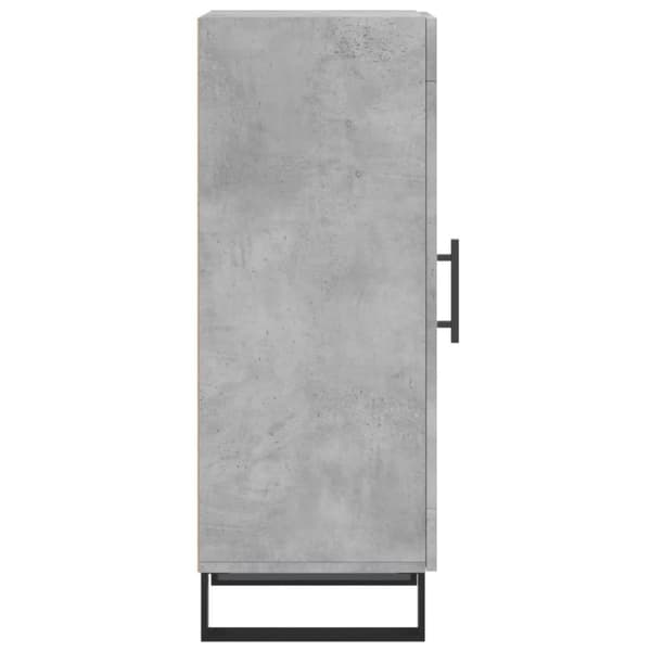 vidaXL Skjenk betonggrå 34,5x34x90 cm konstruert tre