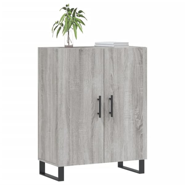 vidaXL Senkki harmaa Sonoma 69,5x34x90 cm tekninen puu