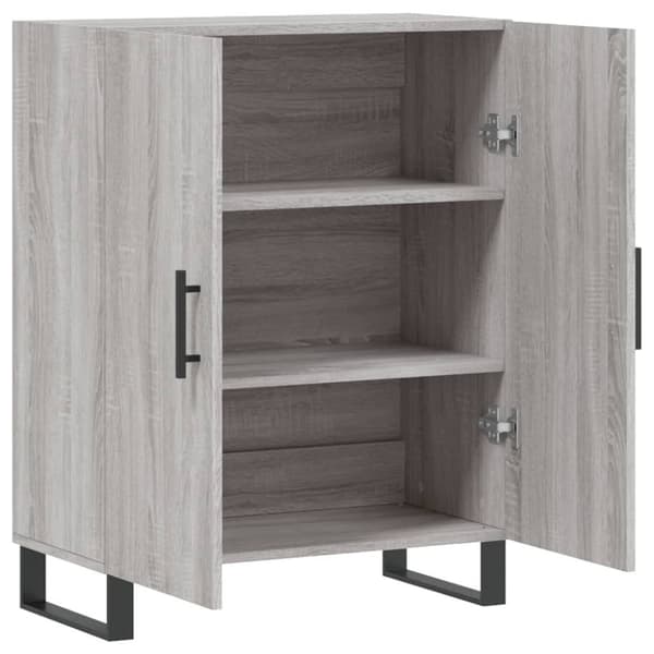 vidaXL Senkki harmaa Sonoma 69,5x34x90 cm tekninen puu