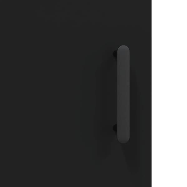 vidaXL skænk 100x36x60 cm konstrueret træ sort