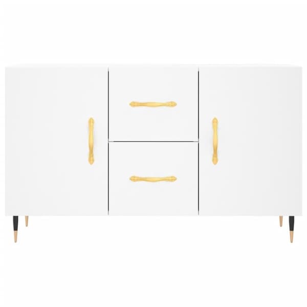 vidaXL Skänk vit 100x36x60 cm konstruerat trä
