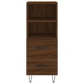 Miniatyrbilde 5 av 11: vidaXL Skjenk brun eik 34,5x34x90 cm konstruert tre