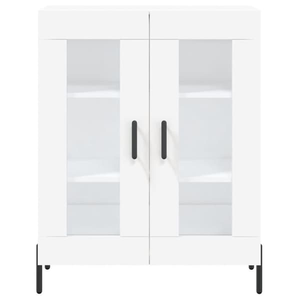 vidaXL skænk 69,5x34x90 cm konstrueret træ hvid