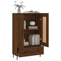Miniatyrbillede 4 af 11: vidaXL skab 69,5x31x115 cm konstrueret træ brun sonoma-eg