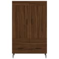 Miniatyrbillede 5 af 11: vidaXL skab 69,5x31x115 cm konstrueret træ brun sonoma-eg