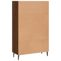 Miniatyrbillede 8 af 11: vidaXL skab 69,5x31x115 cm konstrueret træ brun sonoma-eg