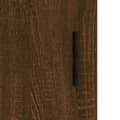 Miniatyrbillede 9 af 11: vidaXL skab 69,5x31x115 cm konstrueret træ brun sonoma-eg