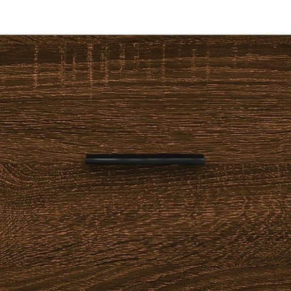 vidaXL skab 69,5x31x115 cm konstrueret træ brun sonoma-eg