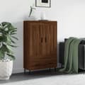 Miniatyrbillede 2 af 11: vidaXL skab 69,5x31x115 cm konstrueret træ brun sonoma-eg