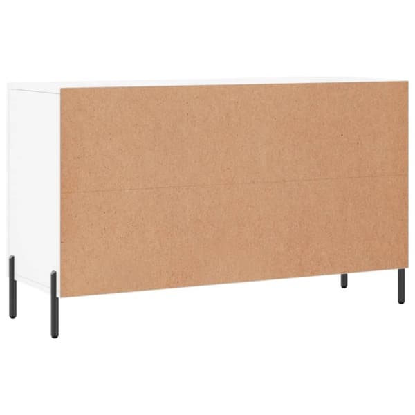 vidaXL Skänk vit 100x36x60 cm konstruerat trä