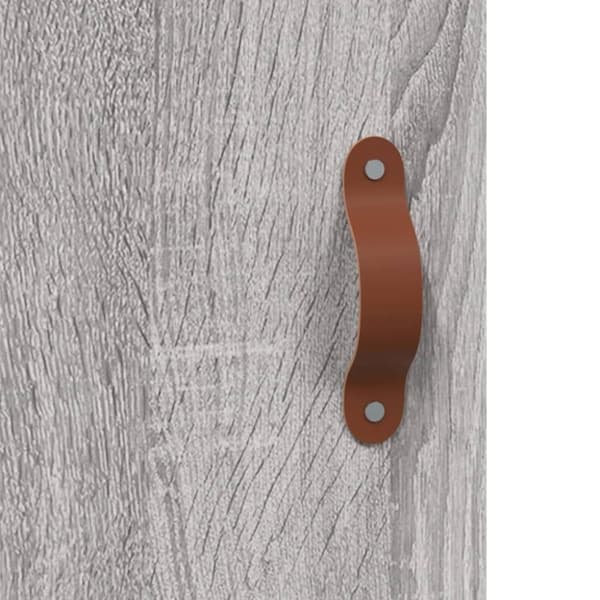 vidaXL Highboard grå sonoma 69,5x31x115 cm konstruert tre