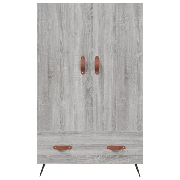 vidaXL skab 69,5x31x115 cm konstrueret træ grå sonoma-eg