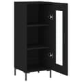 Miniatyrbilde 5 av 11: vidaXL Skjenk svart 34,5x34x90 cm konstruert tre