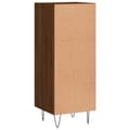 Miniatyrbilde 7 av 11: vidaXL Skjenk brun eik 34,5x34x90 cm konstruert tre