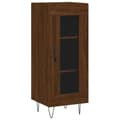 Miniatyrbilde 1 av 11: vidaXL Skjenk brun eik 34,5x34x90 cm konstruert tre
