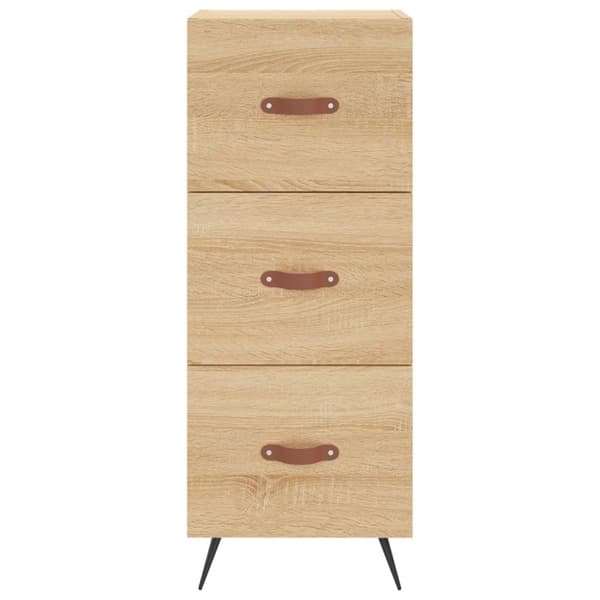 vidaXL Skänk sonoma-ek 34,5x34x90 cm konstruerat trä