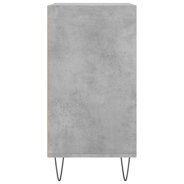 vidaXL Senkki betoninharmaa 57x35x70 cm tekninen puu