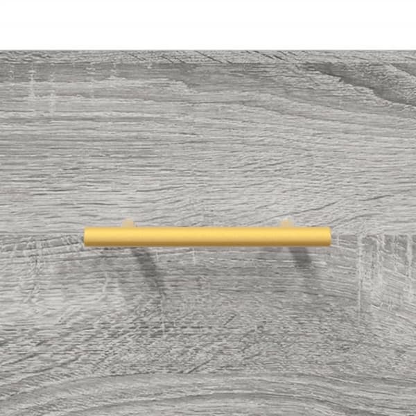 vidaXL skænk 34,5x34x90 cm konstrueret træ grå sonoma-eg