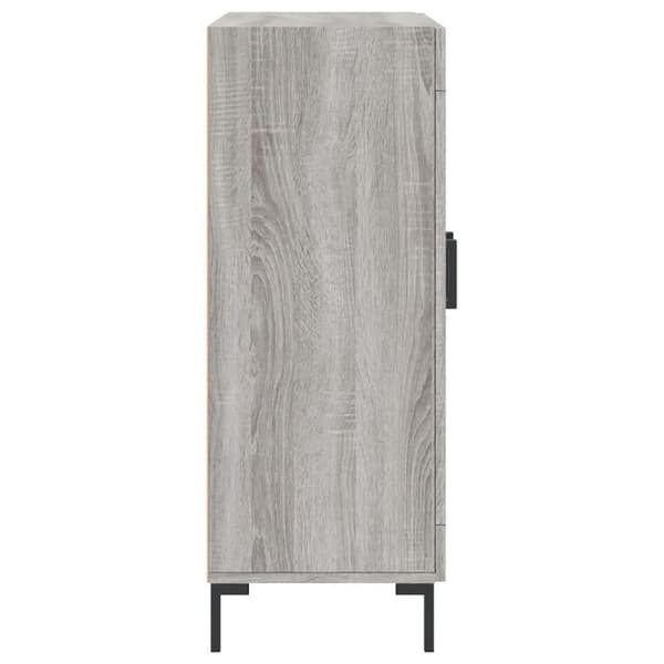 vidaXL skænk 69,5x34x90 cm konstrueret træ grå sonoma-eg