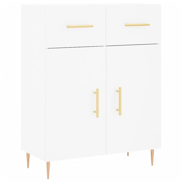 vidaXL Skåp vit 69,5x34x90 cm konstruerat trä