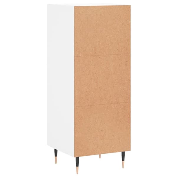 vidaXL skænk 34,5x34x90 cm konstrueret træ hvid