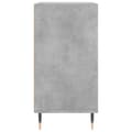 Miniatyrbilde 4 av 10: vidaXL Skjenk betonggrå 57x35x70 cm konstruert tre