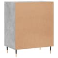 Miniatyrbilde 5 av 10: vidaXL Skjenk betonggrå 57x35x70 cm konstruert tre