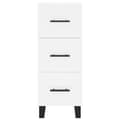 Miniatyrbilde 6 av 11: vidaXL Skjenk hvit 34,5x34x90 cm konstruert tre
